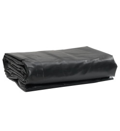 Bâche anthracite 5x8 m 600 g/m²