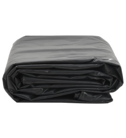 Bâche anthracite 5x8 m 600 g/m²