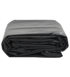 Bâche anthracite 2,5x4,5 m 600 g/m²