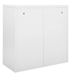 Armoire à portes coulissantes Gris 90x40x90 cm Acier