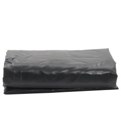 Bâche anthracite 4x4 m 600 g/m²