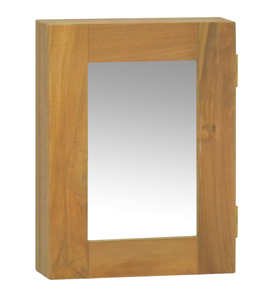 Armoire à miroir 30x10x40 cm Bois de teck solide