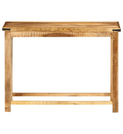 Table console 100x30x75 cm bois de manguier solide