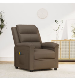 Fauteuil de massage Gris Similicuir