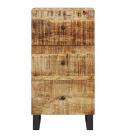 Buffet avec 3 tiroirs 40x33,5x75 cm bois massif de manguier