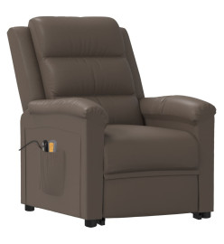 Fauteuil de massage Gris Similicuir