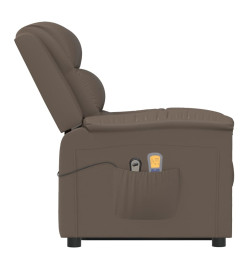 Fauteuil de massage Gris Similicuir