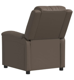 Fauteuil de massage électrique Gris Similicuir