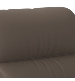 Fauteuil de massage électrique Gris Similicuir