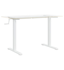 Cadre de bureau debout blanc (94-135)x60x(70-114) cm acier