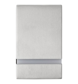 Appliques murales d'extérieur 2 pcs 35 W Argenté Rectangulaire