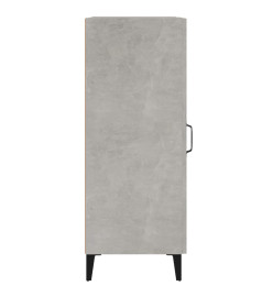 Buffet Gris béton 34,5x34x90 cm Bois d'ingénierie