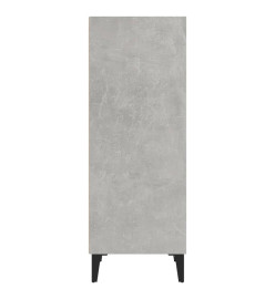 Buffet gris béton 34,5x32,5x90 cm bois d'ingénierie