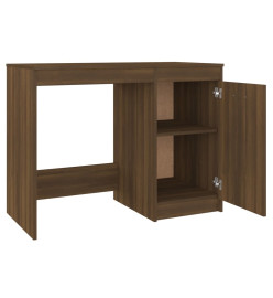 Bureau Chêne marron 100x50x76 cm Bois d'ingénierie