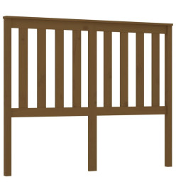 Tête de lit Marron miel 146x6x101 cm Bois massif de pin