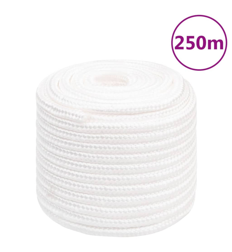 Corde de bateau Blanc complet 16 mm 250 m Polypropylène