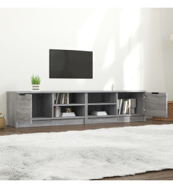 Meubles TV 2 pcs Sonoma gris 80x35x36,5 cm Bois d'ingénierie