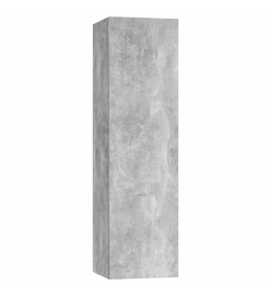 Ensemble de meubles TV 6 pcs Gris béton Aggloméré