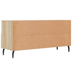 Meuble TV chêne sonoma 102x36x50 cm bois d'ingénierie