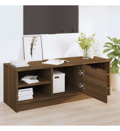 Meuble TV Chêne marron 102x35,5x36,5 cm Bois d'ingénierie