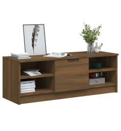 Meuble TV Chêne marron 102x35,5x36,5 cm Bois d'ingénierie