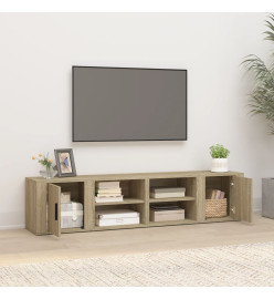 Meubles TV 2 pcs Chêne sonoma 80x31,5x36 cm Bois d'ingénierie