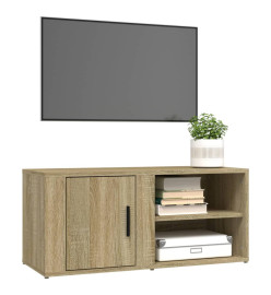 Meubles TV 2 pcs Chêne sonoma 80x31,5x36 cm Bois d'ingénierie