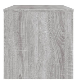 Meuble TV sonoma gris 120x34x37 cm bois d'ingénierie