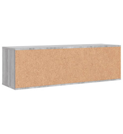 Meuble TV sonoma gris 120x34x37 cm bois d'ingénierie