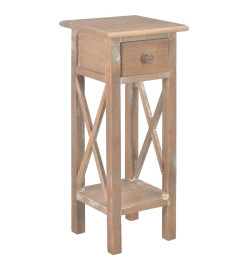 Table d'appoint Marron 27 x 27 x 65,5 cm Bois