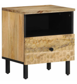 Table de chevet 40x33x46 cm Bois de manguier solide