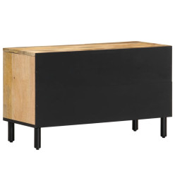 Meuble TV 80x31x46 cm bois massif de manguier