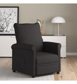 Fauteuil inclinable Noir Tissu