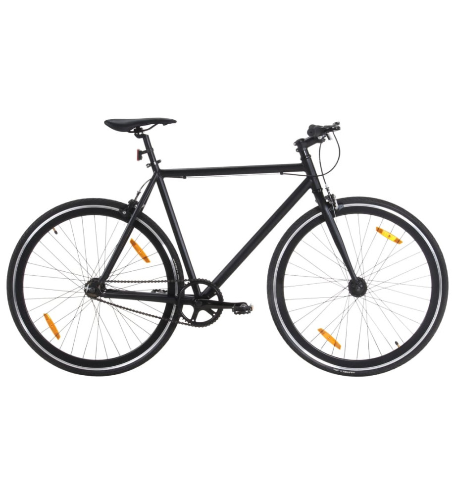 Vélo à pignon fixe noir 700c 59 cm