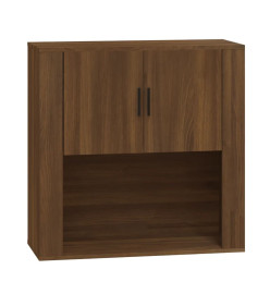 Armoire murale Chêne marron 80x33x80 cm Bois d'ingénierie