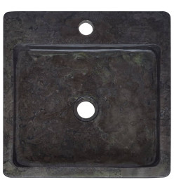 Lavabo Noir 40x40x12 cm Marbre