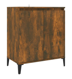 Buffet Chêne fumé 60x35x70 cm Bois d'ingénierie