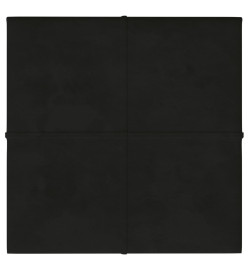 Panneaux muraux 12 pcs Noir 30x30 cm Velours 1,08 m²