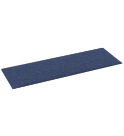 Panneaux muraux 12 pcs Bleu 90x30 cm Tissu 3,24 m²