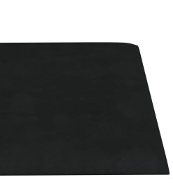 Panneaux muraux 12 pcs Noir 30x15 cm Velours 0,54 m²