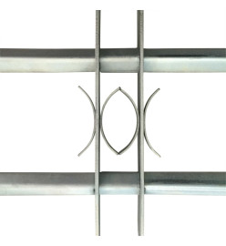 Grille réglable de sécurité de fenêtres et 2 barres 500-650 mm