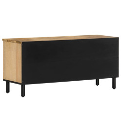 Meuble TV 100x33x46 cm bois massif de manguier