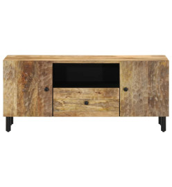 Meuble TV 105x33x46 cm Bois massif de manguier