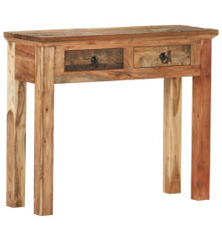 Table console 90,5x30x75 cm Bois d'acacia et de récupération