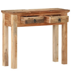 Table console 90,5x30x75 cm Bois d'acacia et de récupération