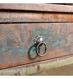 Table console avec 3 tiroirs Bois recyclé