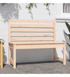 Banc de jardin 109 cm bois massif de pin