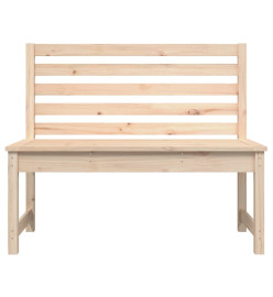 Banc de jardin 109 cm bois massif de pin