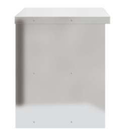 Armoire murale de cuisine avec portes coulissantes inox