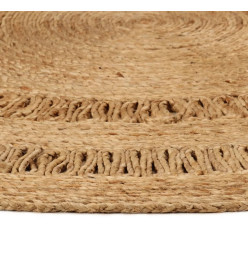 Tapis Jute tressé à la main 180 cm Rond